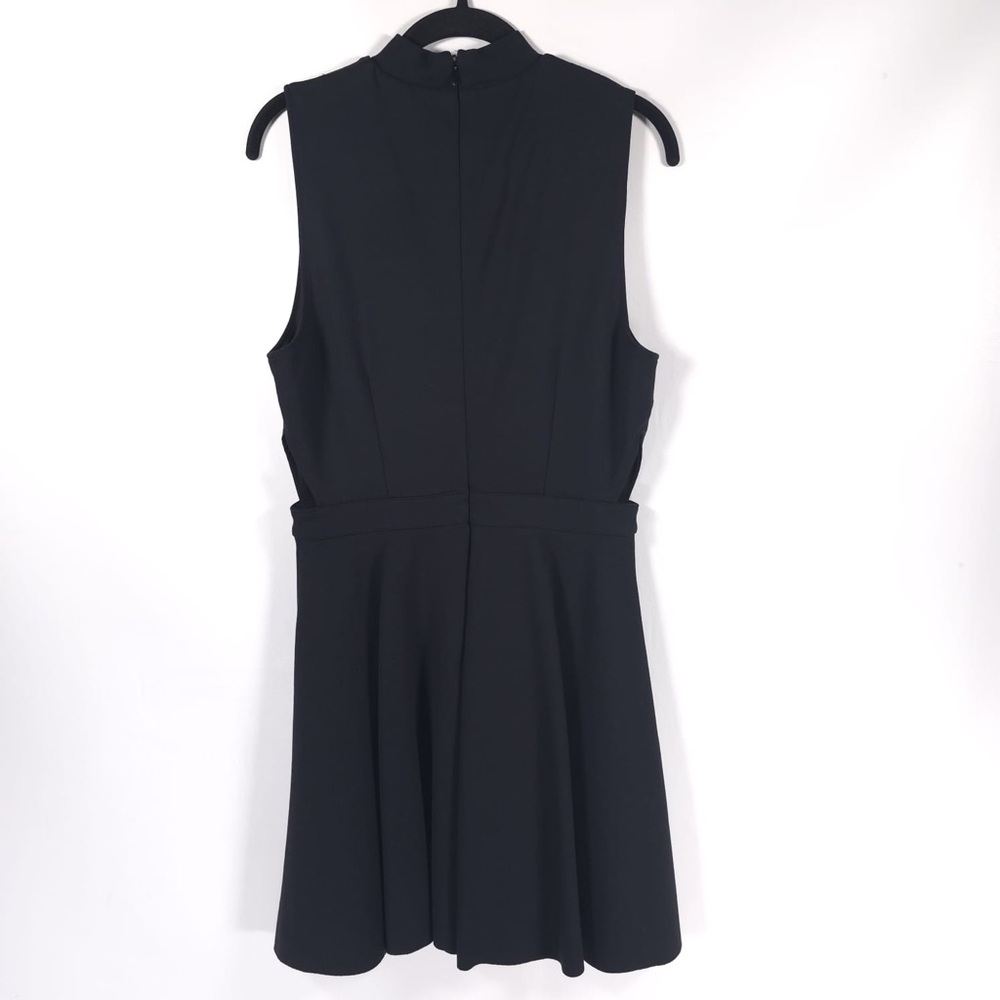 NWT AVEC LES FILLES Anthropologie Mini Dress Cutouts Fit Flare Size MEDIUM - Picture 9 of 14